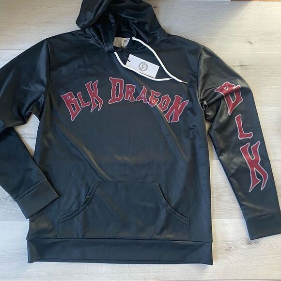 BLK DRAGON MENS HOODIE L NWT‎ - Picture 2 of 6